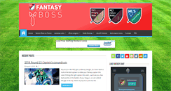 Desktop Screenshot of mlsfantasyboss.com